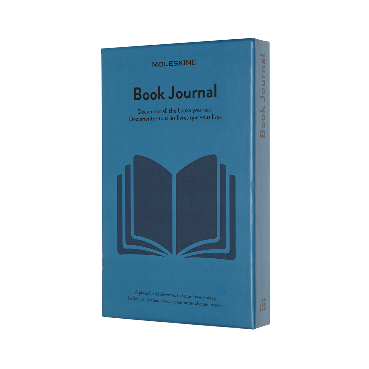 картинка Записная книжка Moleskine Passion Book Journal, Large (13x21см), синяя от магазина Молескинов