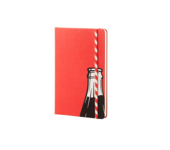 картинка Записная книжка Moleskine Coca-Cola Straw (в линейку), Large (13х21см), красная от магазина Молескинов