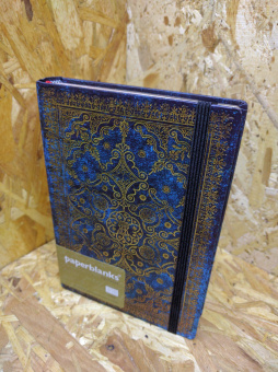 картинка Записная книжка Paperblanks Equinoxe Azure special (в линейку), Midi (13х18см), синяя от магазина Молескинов