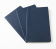 картинка Записная книжка Moleskine Cahier (в клетку, 3 шт.), Large (13х21см), синяя от магазина Молескинов