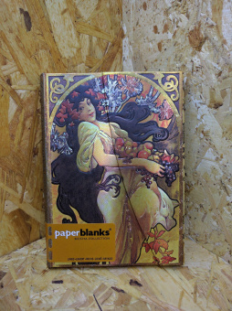 картинка Записная книжка Paperblanks Autumn Maiden (в линейку), Midi (13х18см), цветная от магазина Молескинов