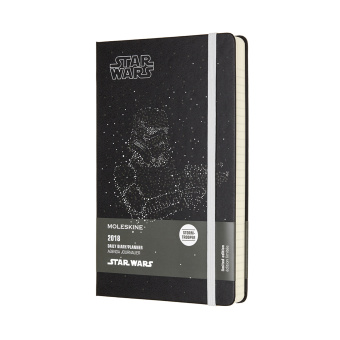 картинка Ежедневник Moleskine Star Wars (2018), Large (13x21 см), черный от магазина Молескинов