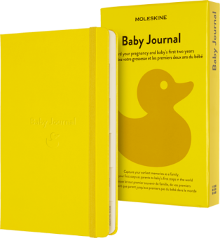 картинка Записная книжка Moleskine Passion Baby Journal, Large (13x21 см), желтая от магазина Молескинов