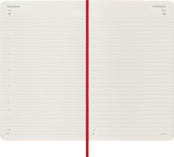 картинка Ежедневник Moleskine Classic Soft (мягкая обложка), 2024, Large (13x21 см), красный от магазина Молескинов