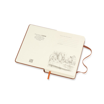 картинка Ежедневник Moleskine Alice in Wonderland (2018), Pocket (9x14 см), оранжевый от магазина Молескинов