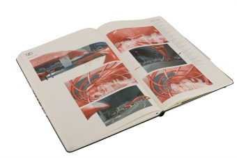 картинка Сборник дизайнерских работ Moleskine The Hand of the Architect, A4 от магазина Молескинов