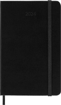 картинка Ежедневник Moleskine Classic 2024, Pocket (9x14 см), черный от магазина Молескинов